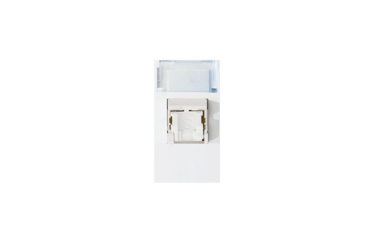 PRISE INFORMATIQUE 8 PLOTS RJ45 CAT 6 UTP BLANC